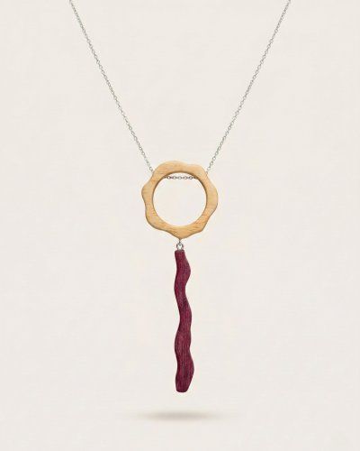 Wooden necklace SAMARA