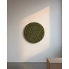 Round modern structured painting