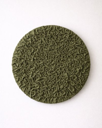 Round modern structured painting