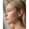 SUMI I Charred Wood Earrings | Minimalist Japandi Jewelry