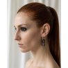 SUMI II Ombre Wood Earrings | Minimalist Japandi Jewelry