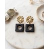 ECLIPSE Original Charred Wood Earrings | Marachic Jewelry