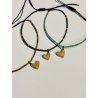 Wooden heart bracelet | Anniversary gift for wife