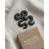 VIPERS Wooden Dangle Earrings –  Shou Sugi Ban Black Jewelry
